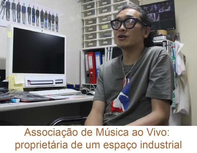 Associação de Música ao Vivo: proprietária de um espaço industrial
